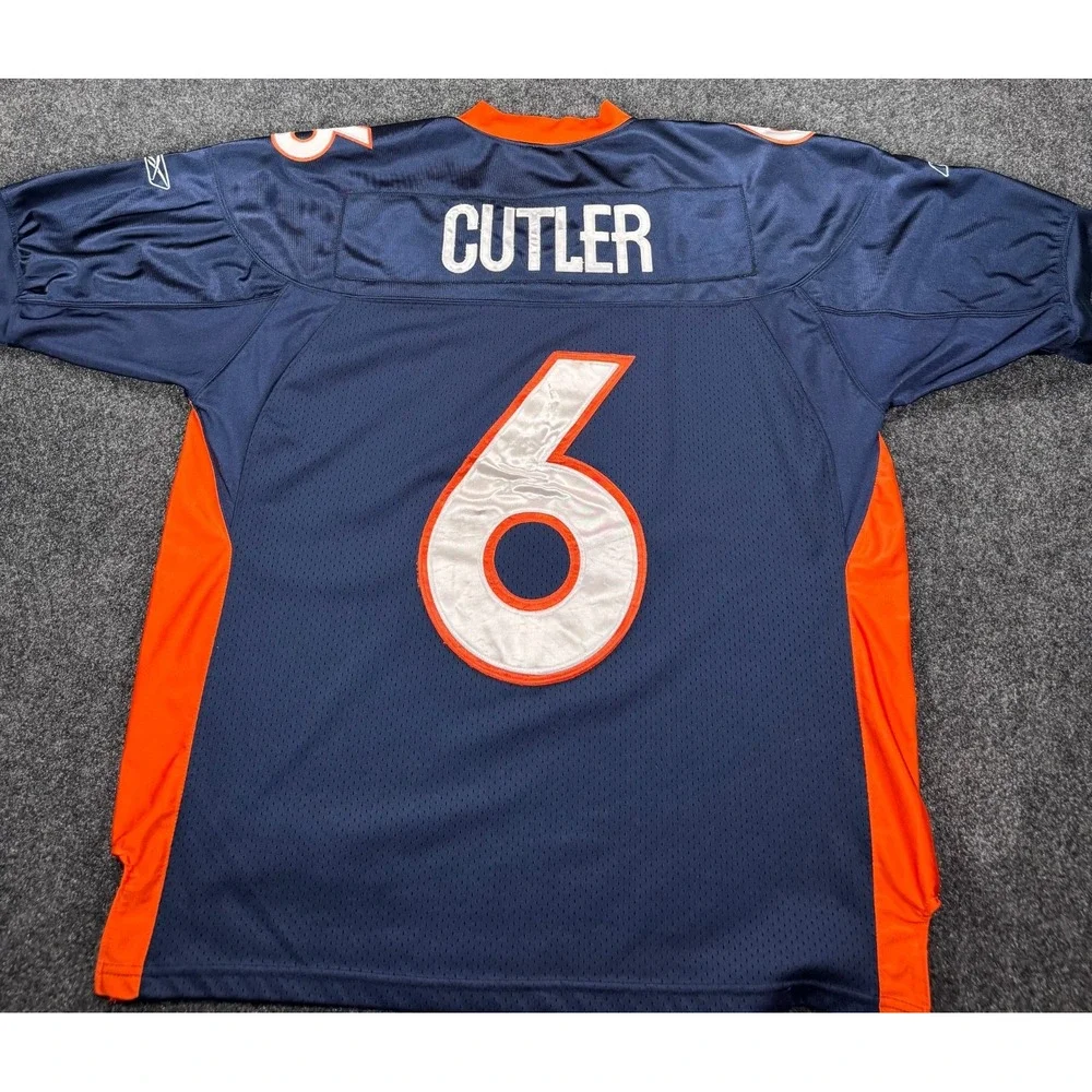 Denver Broncos Jay Cutler #6 Reebok NFL Jersey Blue Size 50